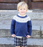 Boys Shirt and Blue Tartan Shorts