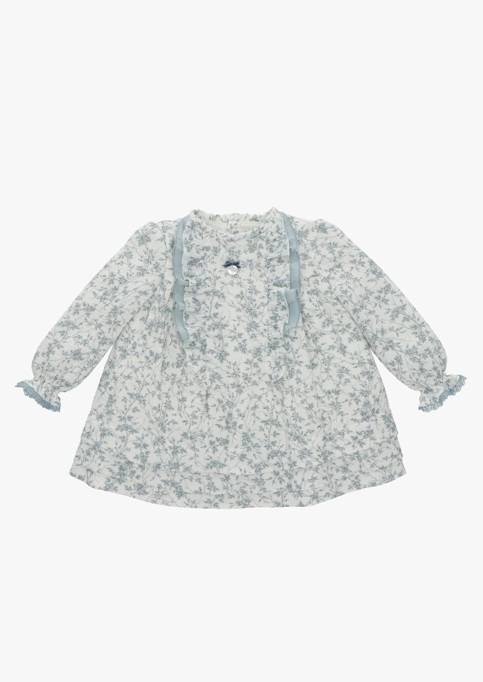 "Belle" Floral Print Dress from tors childrens wear aw23 collection by spanish brand martin aranda