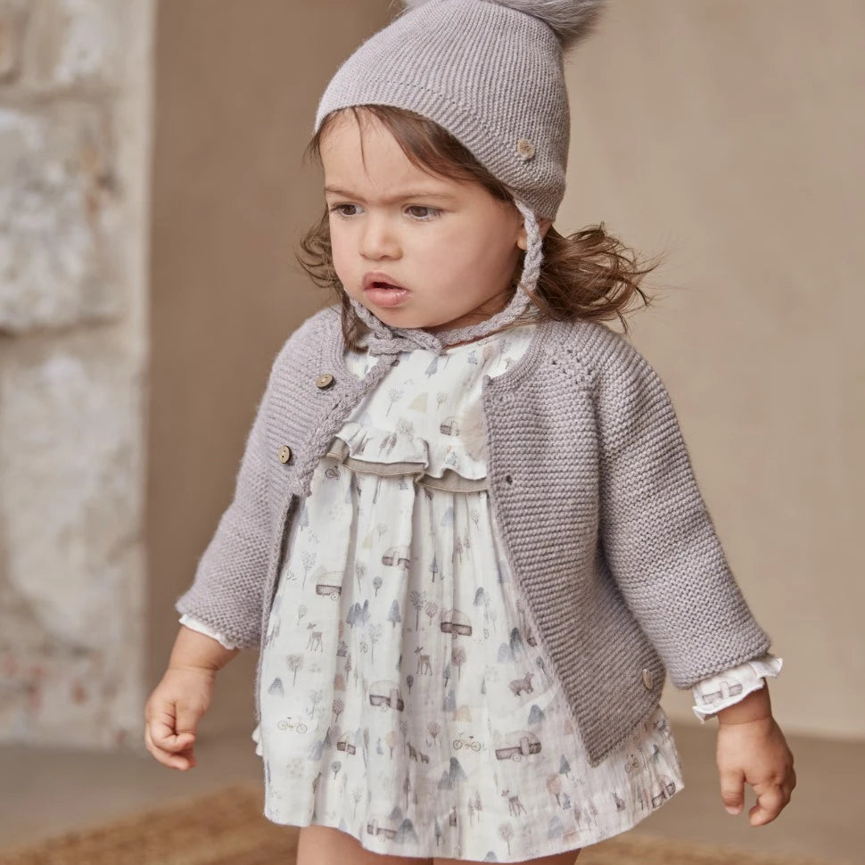 "Carmen" Dress Set from tors childrens wear aw23 collection by spanish brand martin aranda
