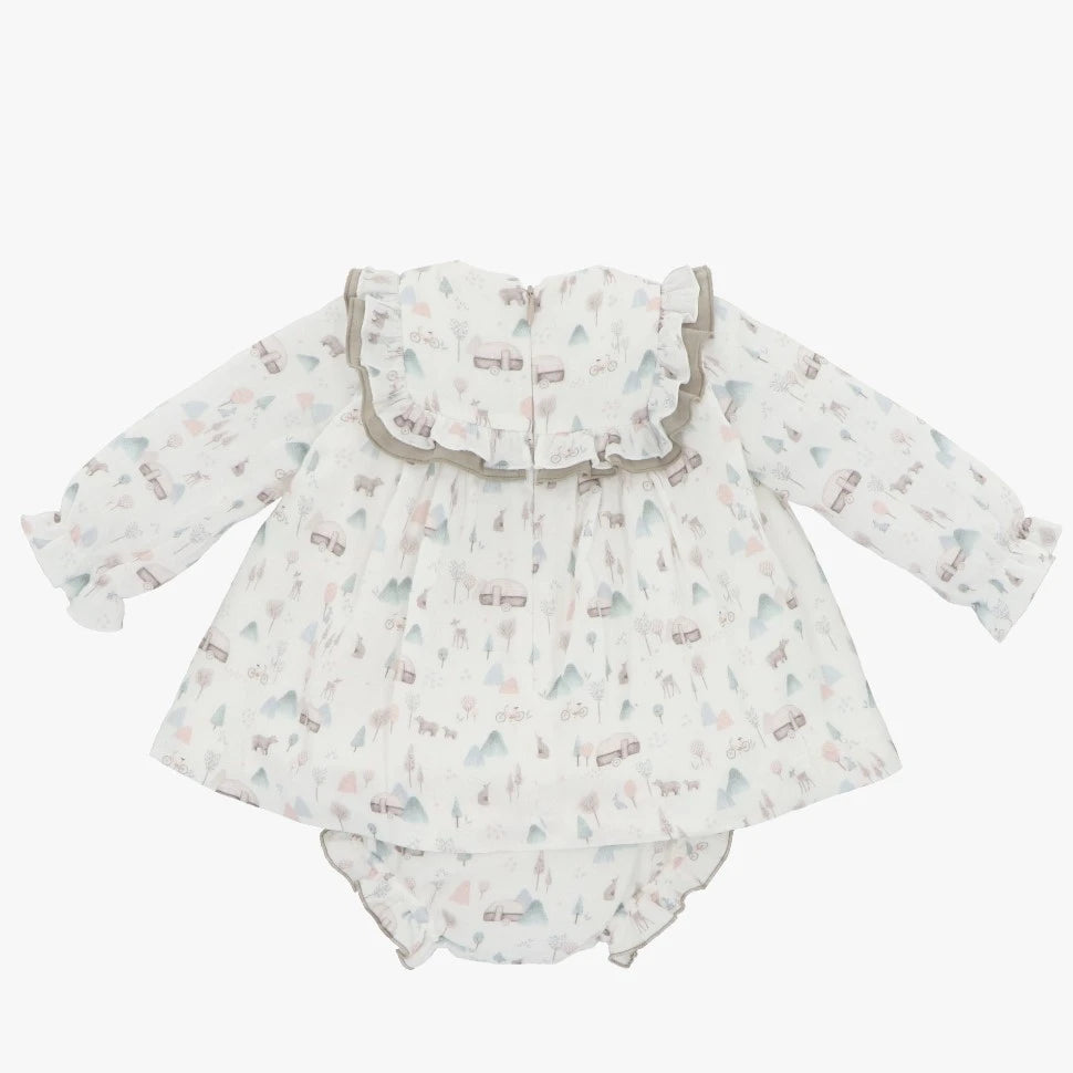 "Carmen" Dress Set from tors childrens wear aw23 collection by spanish brand martin aranda