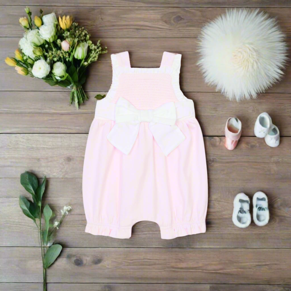 pink baby romper by deolinda