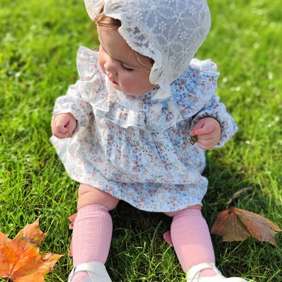 "Elsie" Dress Set from tors childrens wear aw23 collection by spanish brand martin aranda