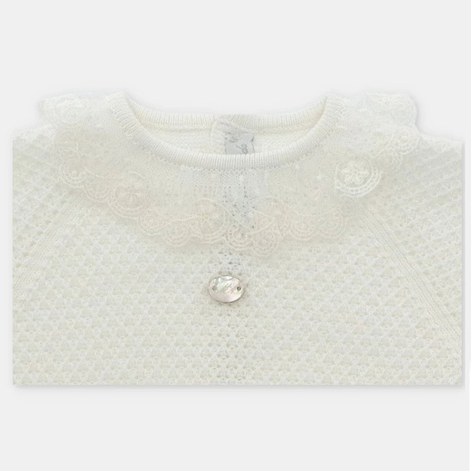 "Alban" Girls Knit Baby Set
