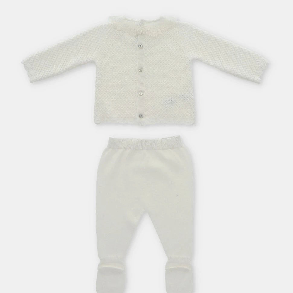 "Alban" Girls Knit Baby Set martin aranda