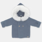 boys blue fur winter coat
