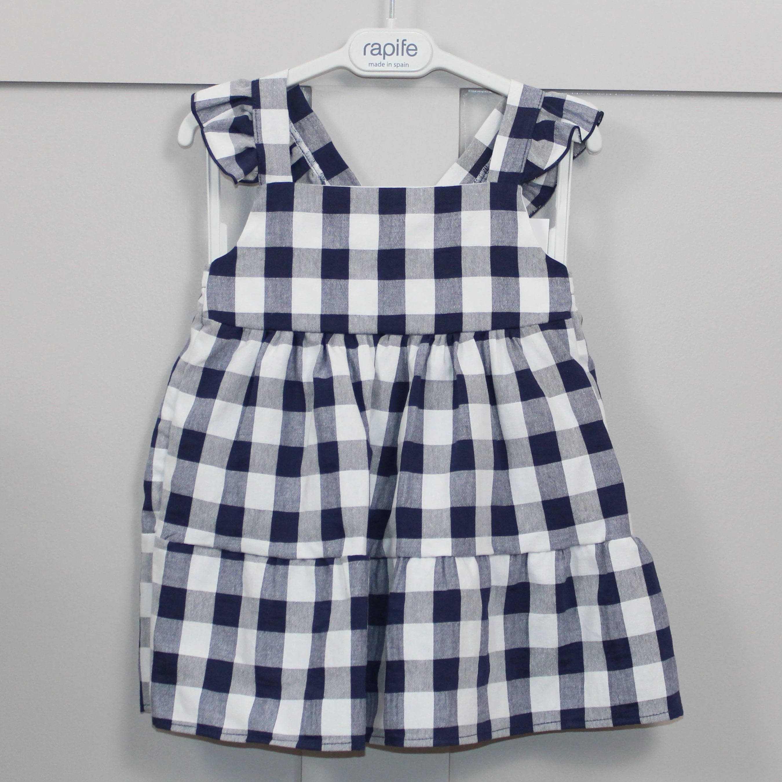rapife Navy check summer dress