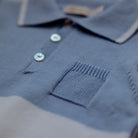 boys sky and white polo shirt and shorts by rigola