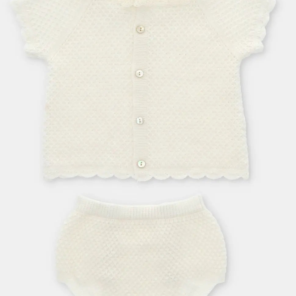 martin aranda Clementine Ivory Baby Set