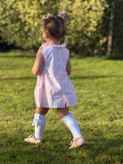 pink sardon dress