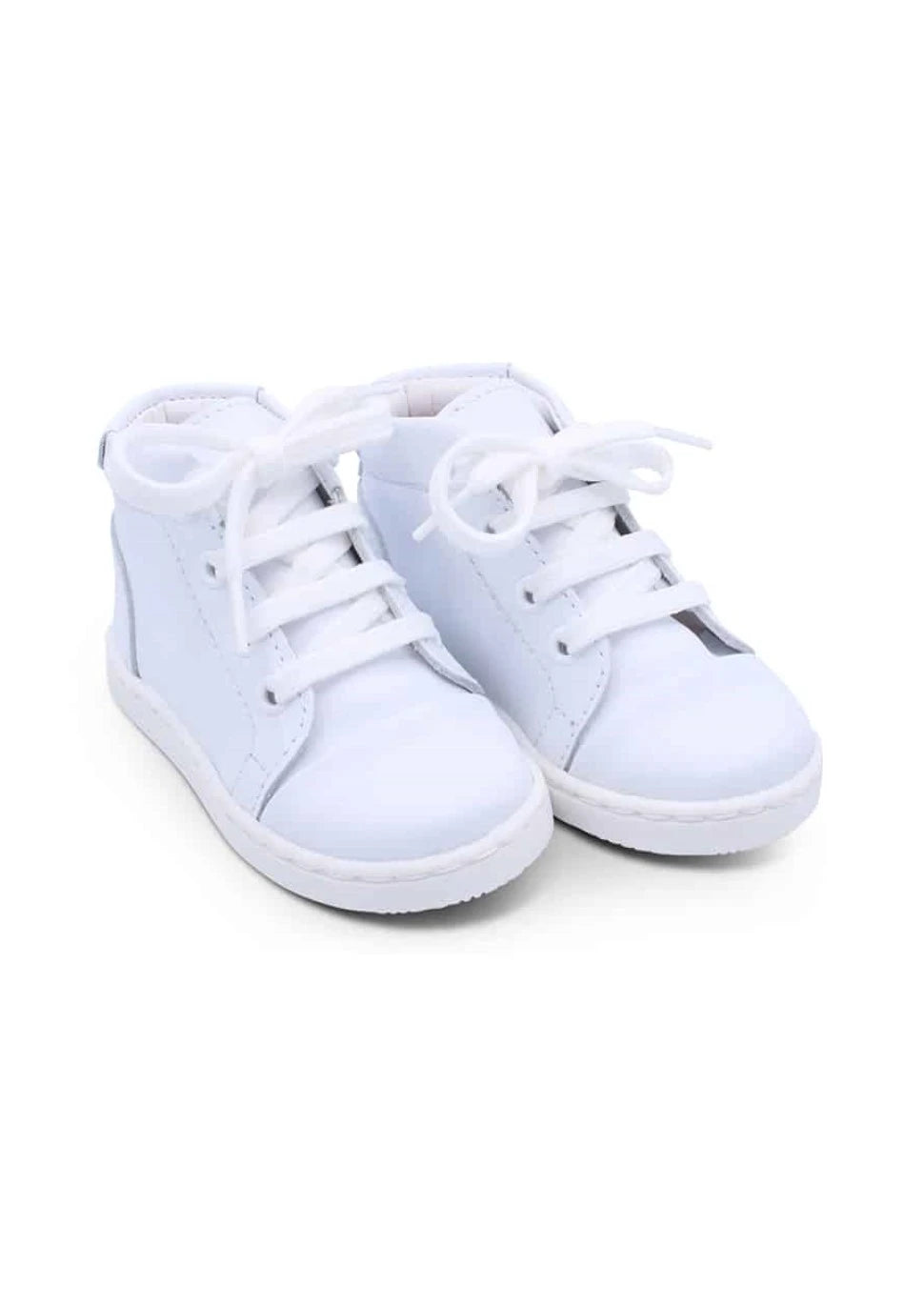 Danilo White Leather Boots - Tor's Children's Wear