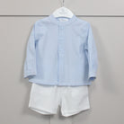 deolinda Sky Grandad Shirt and Shorts