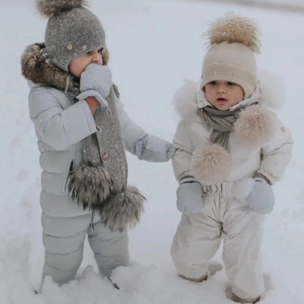 grey cashmere aviator hat by petit maison kids