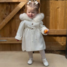 martin aranda ivory hooded coat