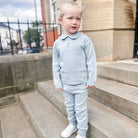 sky knit lounge set by martin aranda