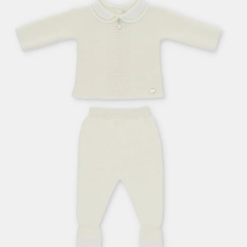 Martin aranda "Lorenzo" Boys Knit Baby Set