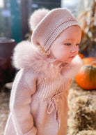Martin aranda pink single pom beret from tors childrens wear