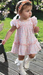 martin aranda flower print summer dress