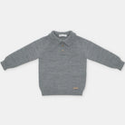 boys grey knit top