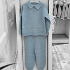 martin aranda boys sky knit lounge set