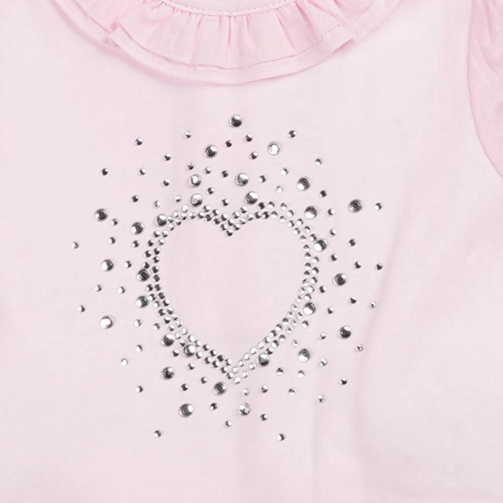 Pink sparkle heart