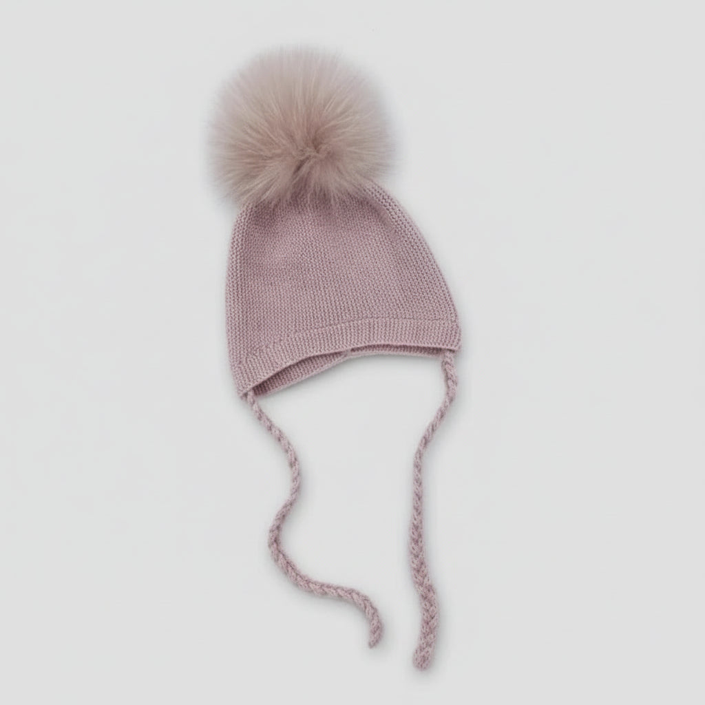 dusky pink aviator hat by martin aranda