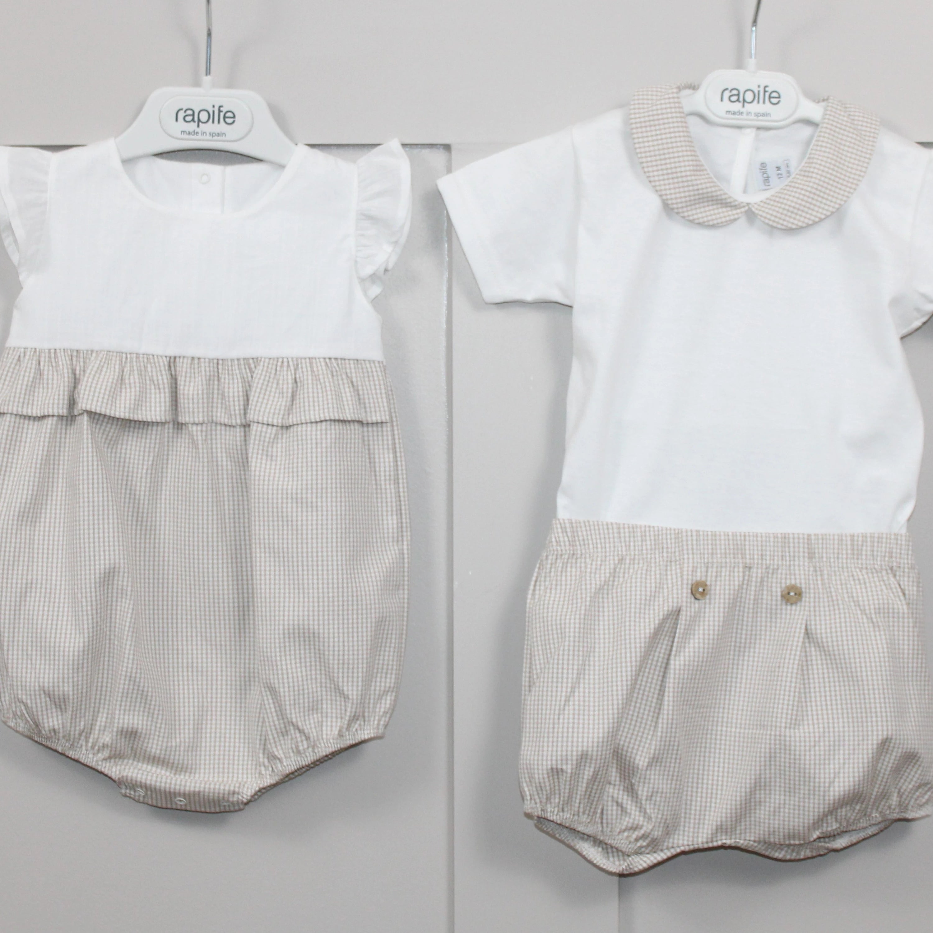 rapife camel gingham summer collection
