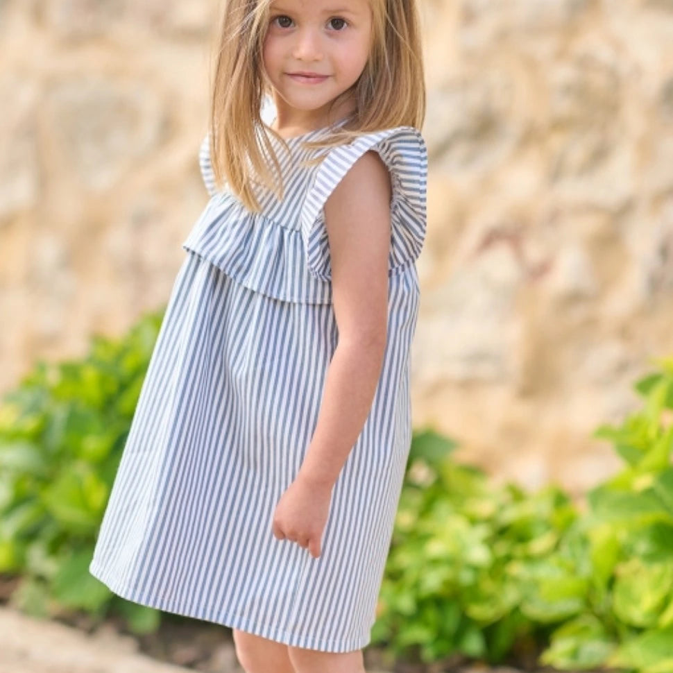 rapife camel stripe summer dress