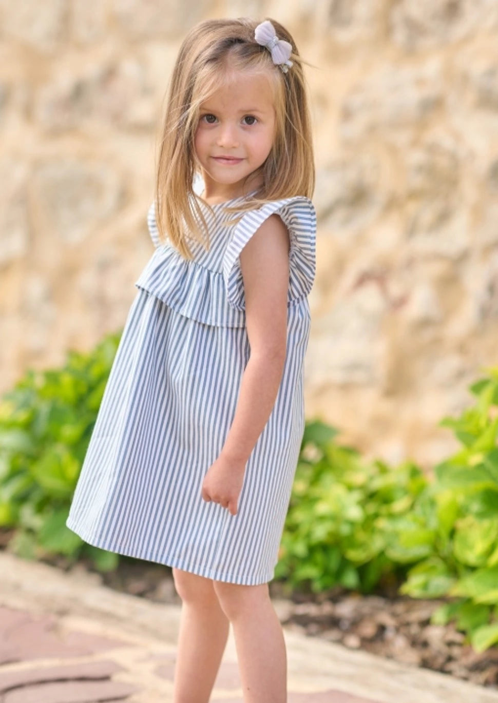 rapife camel stripe summer dress