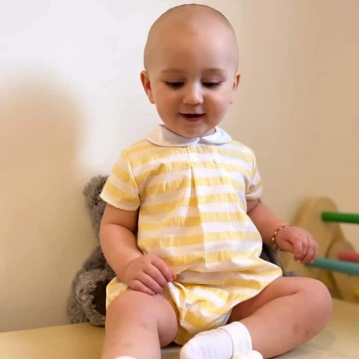 rapife lemon hooped baby romper