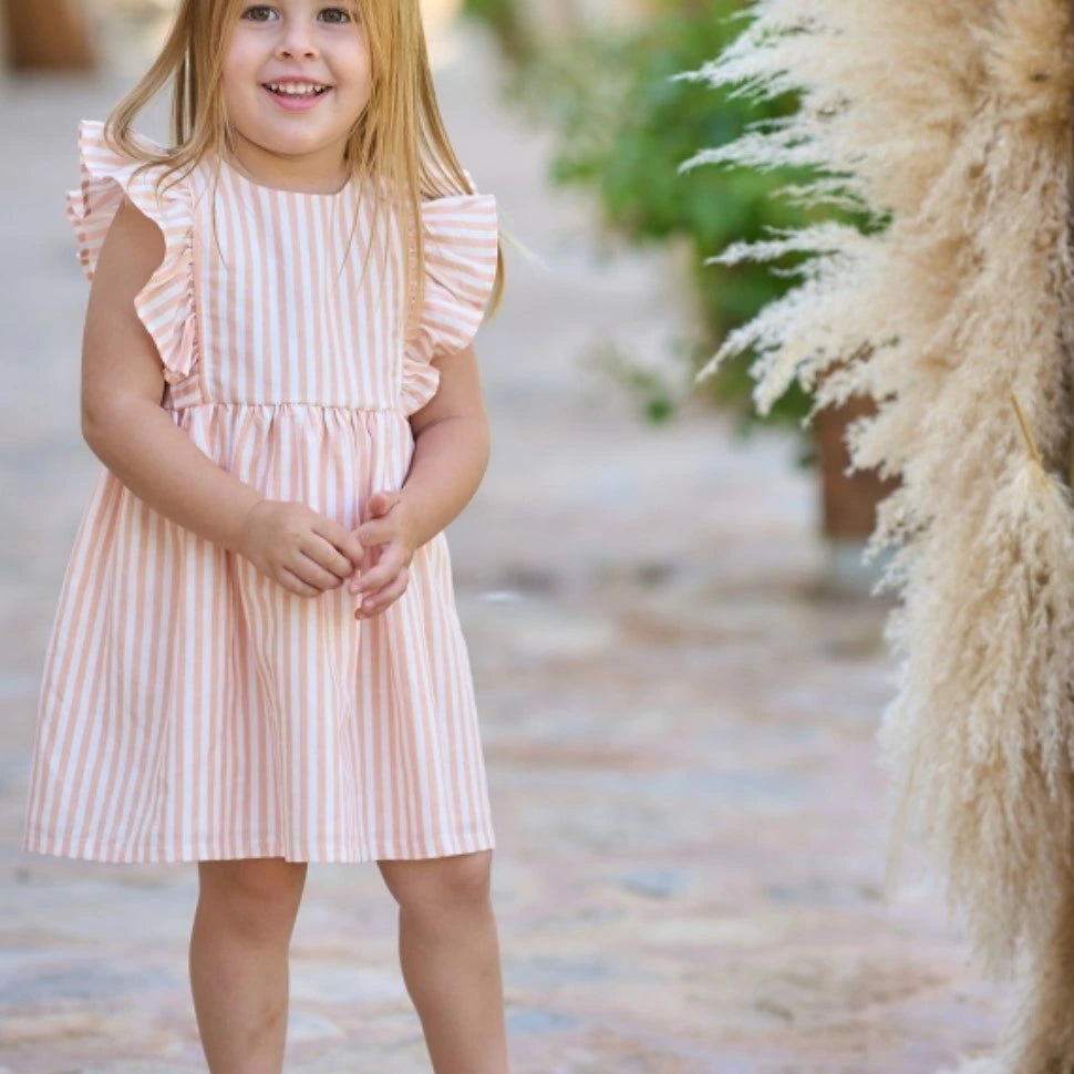 rapife orange stripe dress