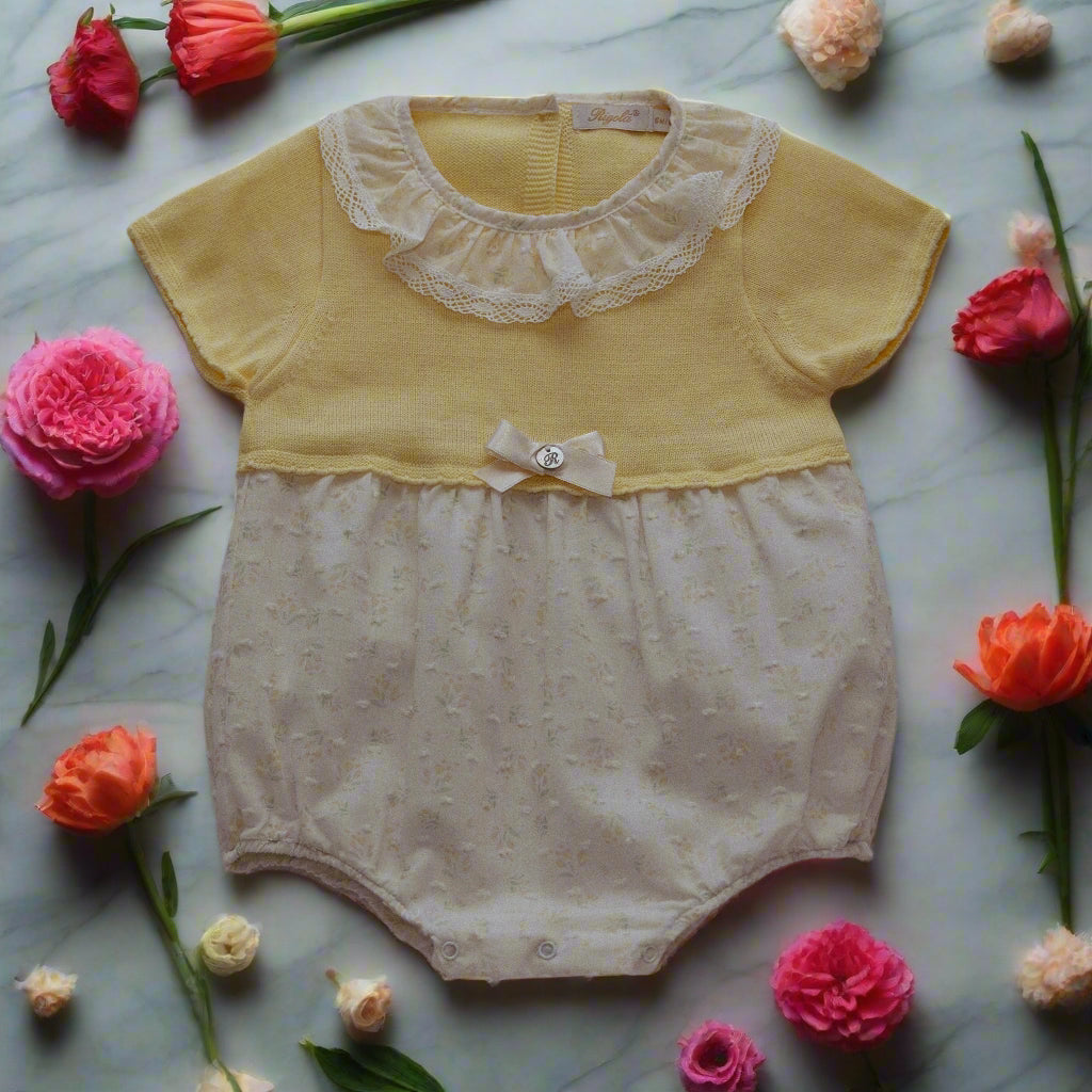lemon half knit bodysuit by rigola
