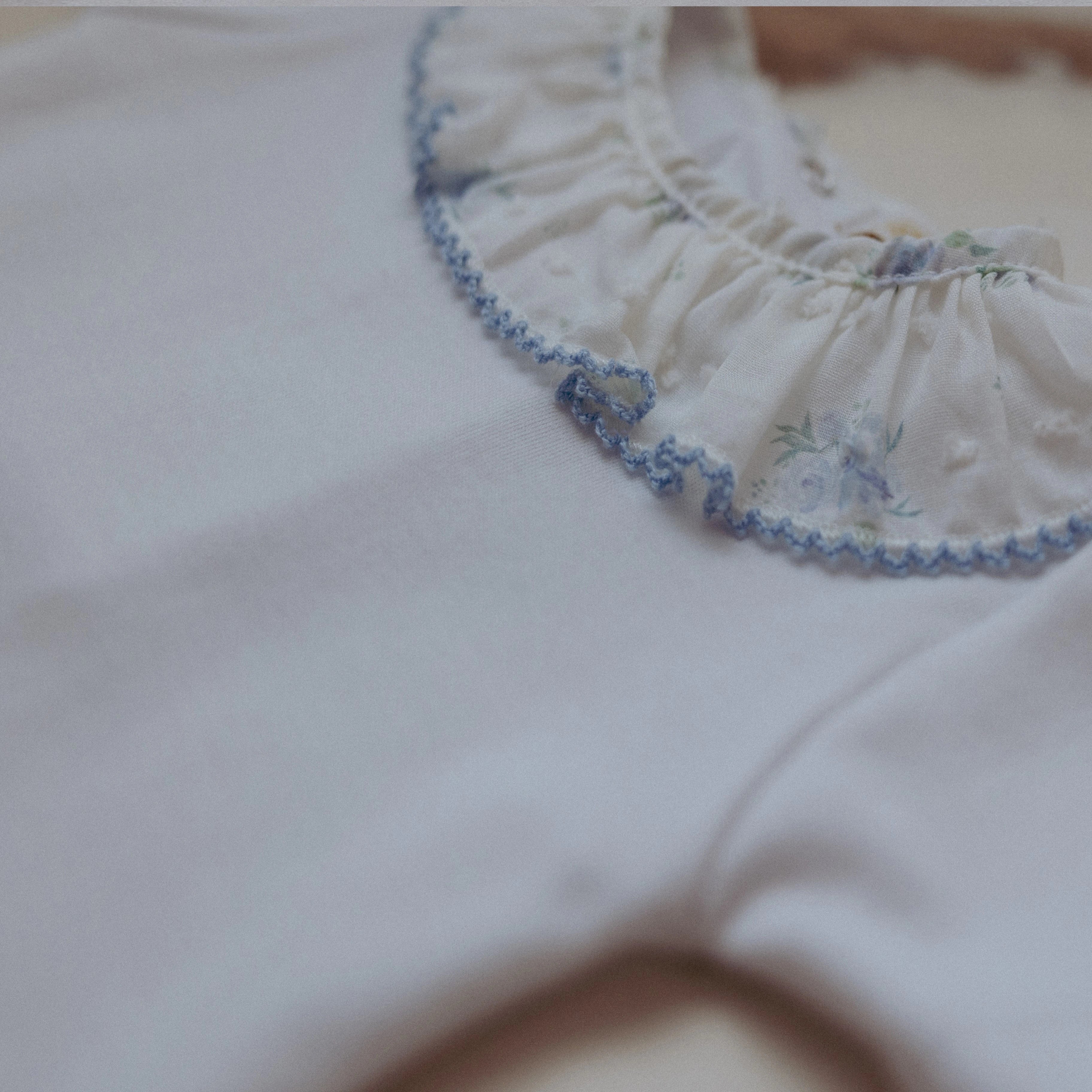 blue floral bodysuit and jam pants by rigola