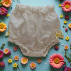 rigola lemon floral jam pants with peplum