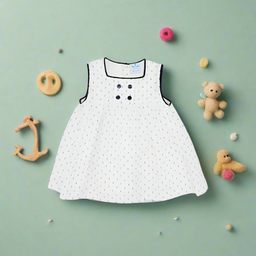 nautical baby girls summer dress