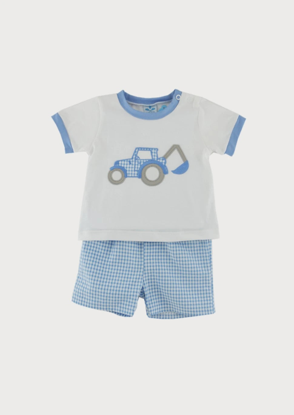 sardon boys tractor t shirt and shorts set