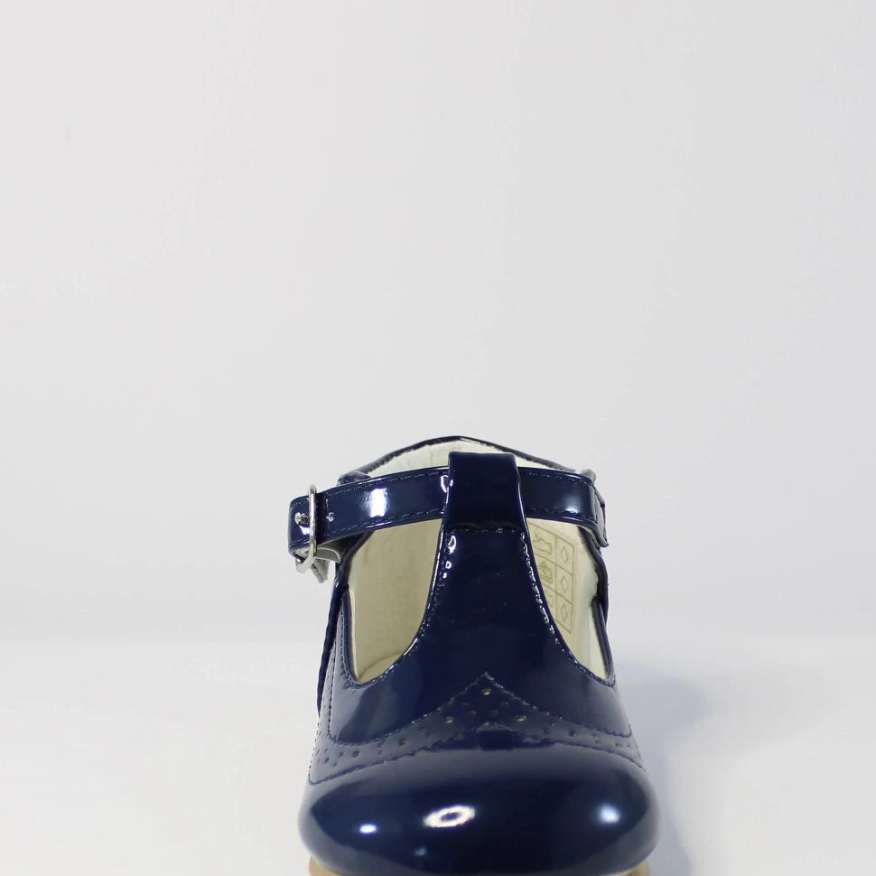 navy patent boys shoes from sevva
