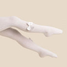 sevva white bow tights