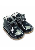 Sharon Navy Patent Boots - Tor's Children's Wear