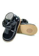 Sharon Navy Patent Boots - Tor's Children's Wear