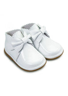 Sharon White Patent Boots - Tor's Children's Wear