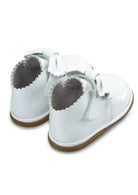 Sharon White Patent Boots - Tor's Children's Wear