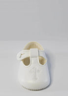 White cross Ceremony Shoes By Baypods
