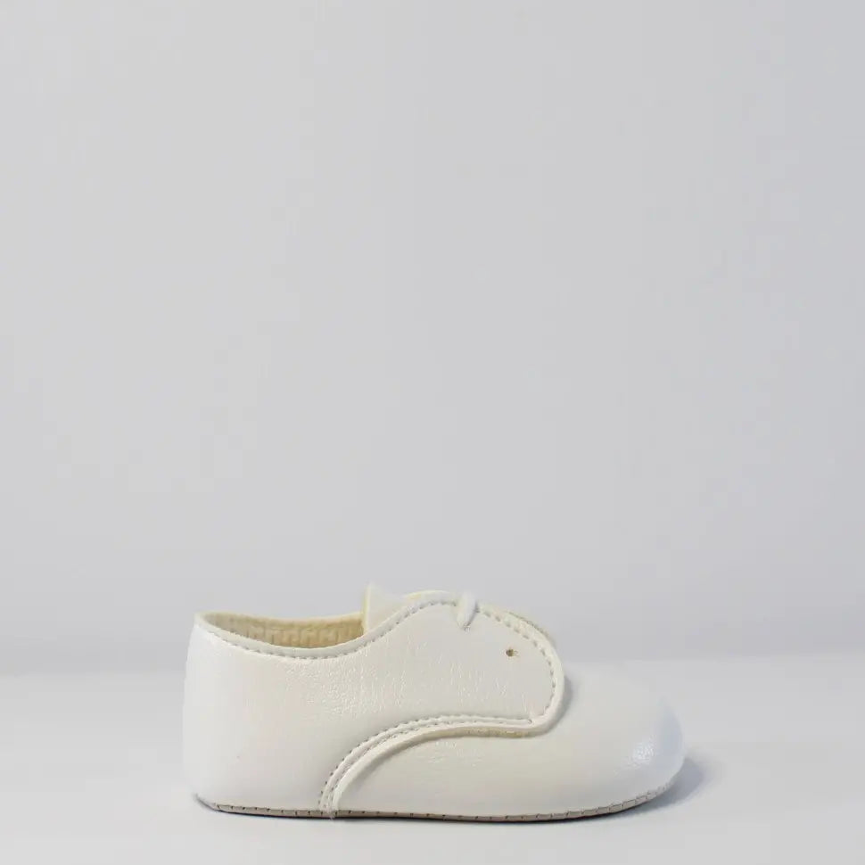 Boys White Laced shoes by Baypods
