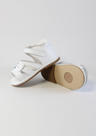 Olivia White Leather Sandals - Tor's Children's Wear