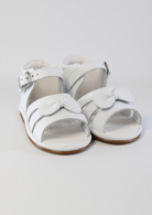 Olivia White Leather Sandals - Tor's Children's Wear