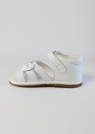 Olivia White Leather Sandals - Tor's Children's Wear