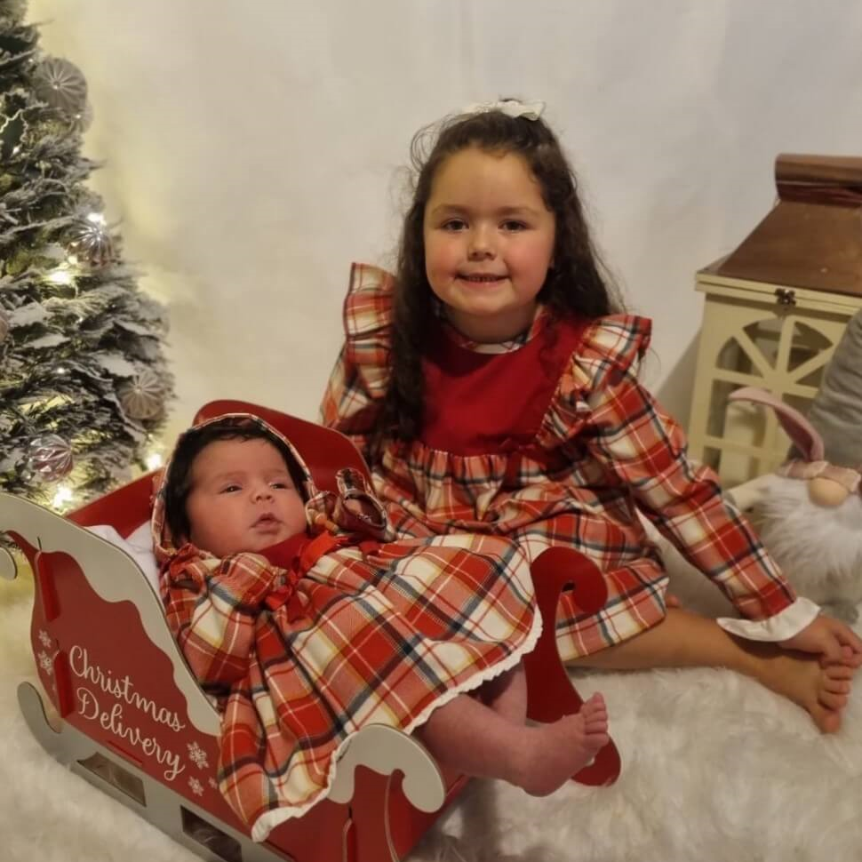 tartan girls sibling set