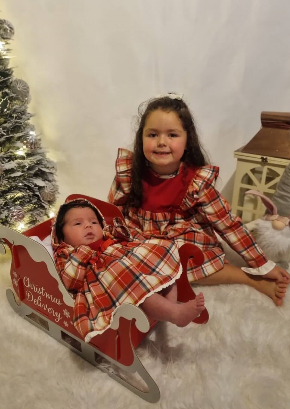 tartan girls sibling set