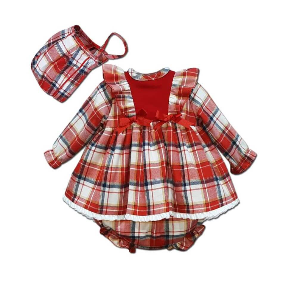 Cherry - Baby Dress & Bloomers - Tor's Children's Wear