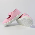 pink canvas mary jane's